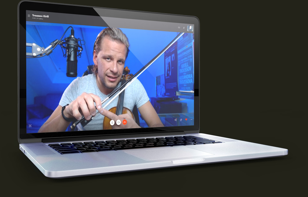 Kirill Troussov
Private violin lessons online
Register for free now!